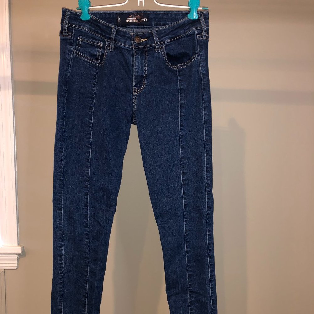 Hollister Super Skinny Blue Jeans